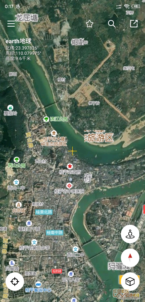 最新桂平衛(wèi)星地圖，開啟一段溫馨有趣的探索之旅