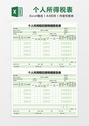 最新個(gè)人所得稅模板，背景、影響及地位解析