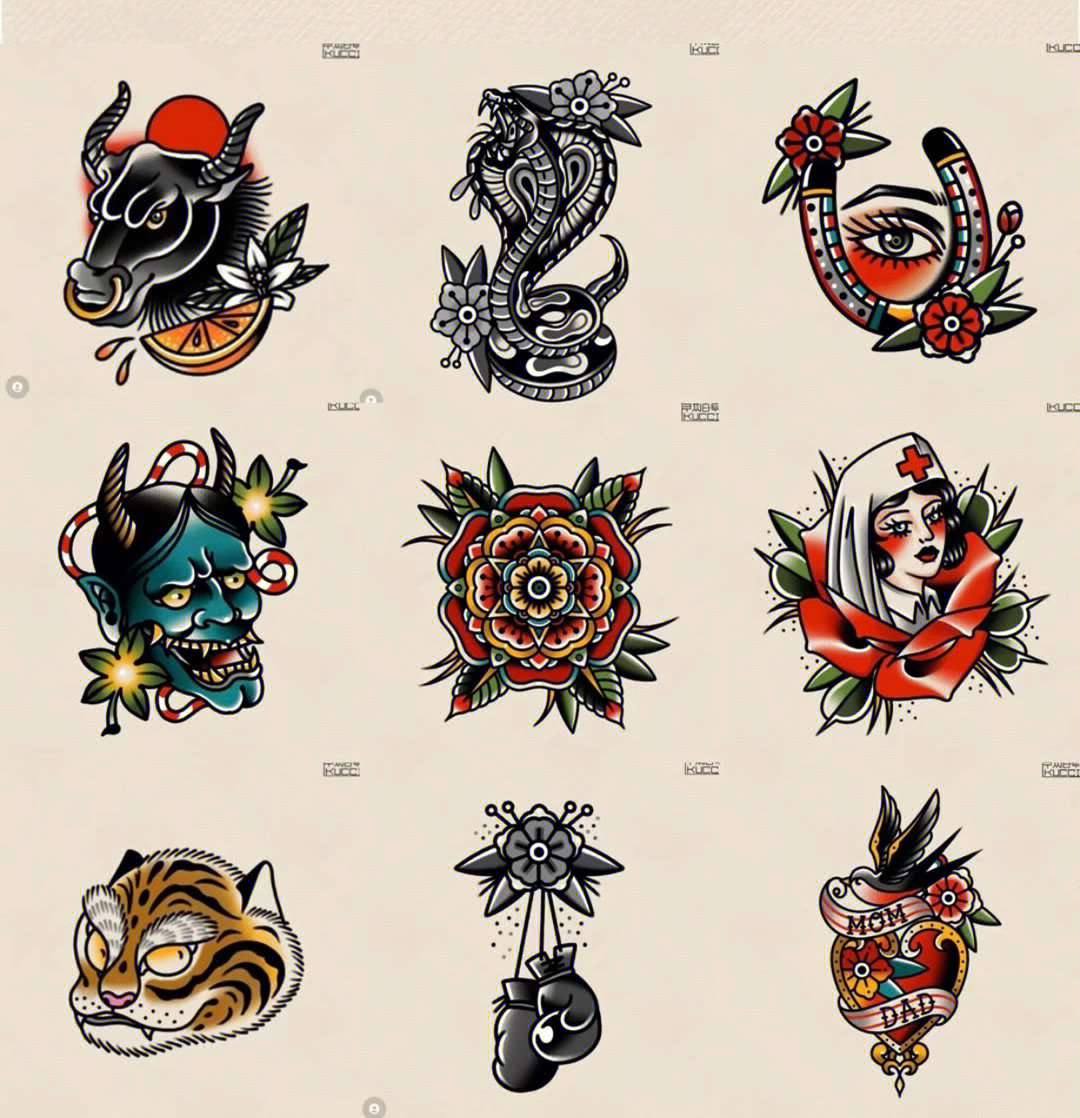 時(shí)尚潮流展現(xiàn)，最新紋身圖案設(shè)計(jì)精選