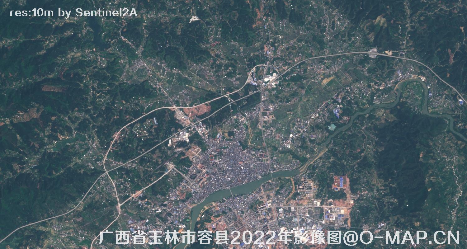 容縣最新航拍全景，一覽無余的美麗風光??