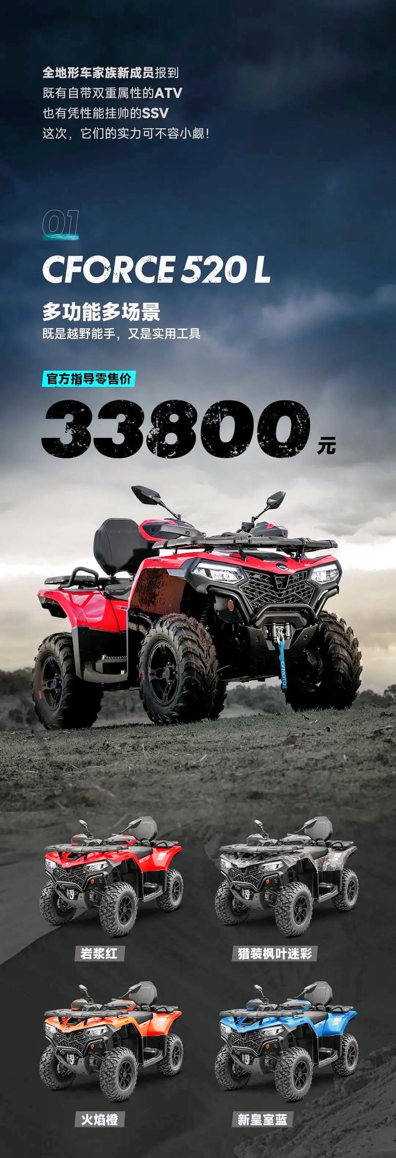 最新全地形車，越野的極致體驗