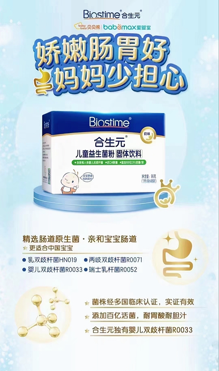 合生元益生菌最新版，小益生菌與家庭幸福的日常奇跡